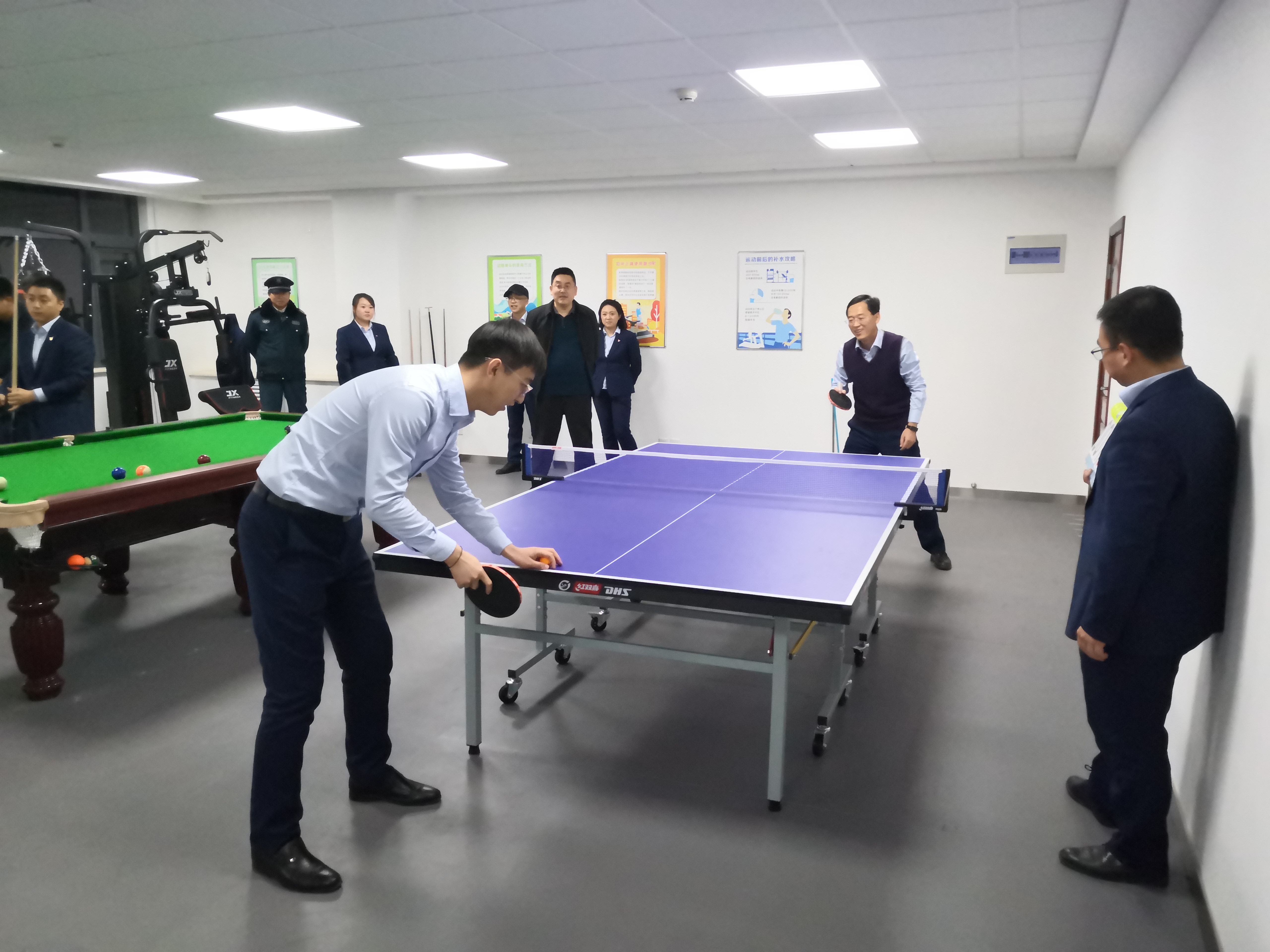 泓源公司舉辦“慶元旦、迎新春”職工乒乓球臺球比賽(圖4)